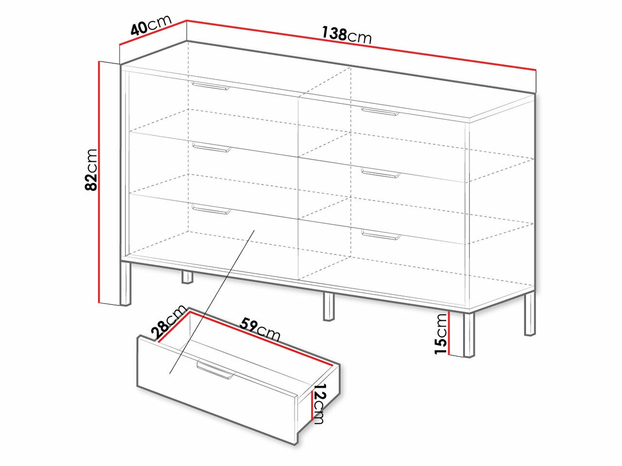 Ladekast Flodale 100