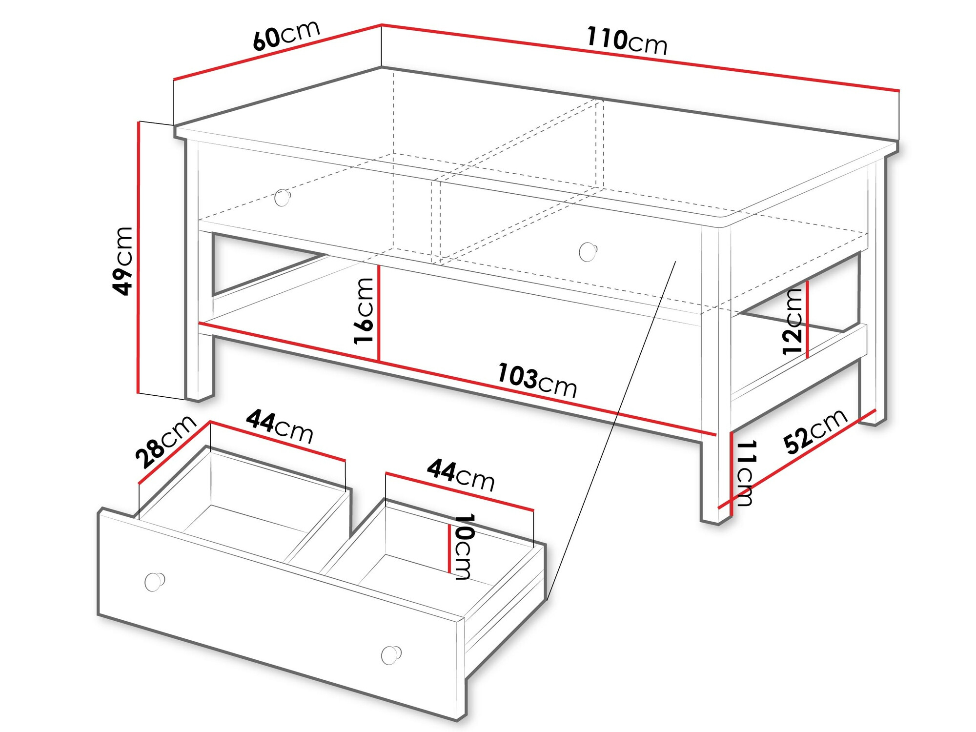 Salontafel Romelbo 131