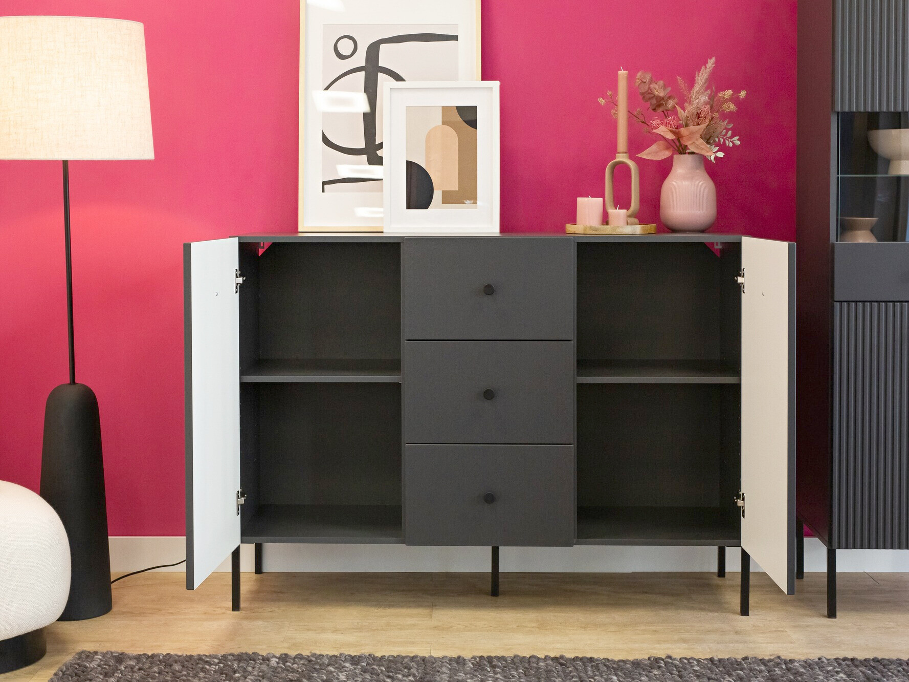 Ladekast Etliva 101 (Antraciet)