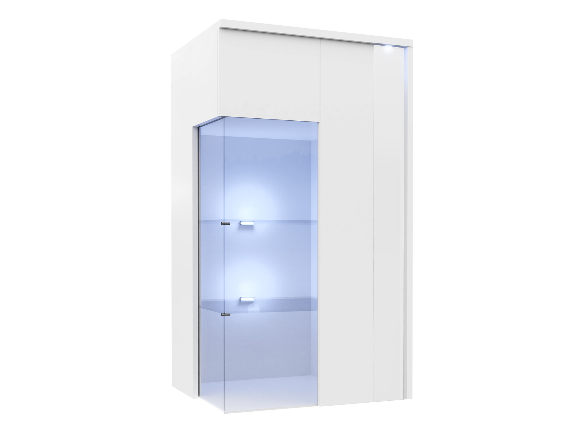 Wandkast Livseri 106 (Wit + Glanzend wit)