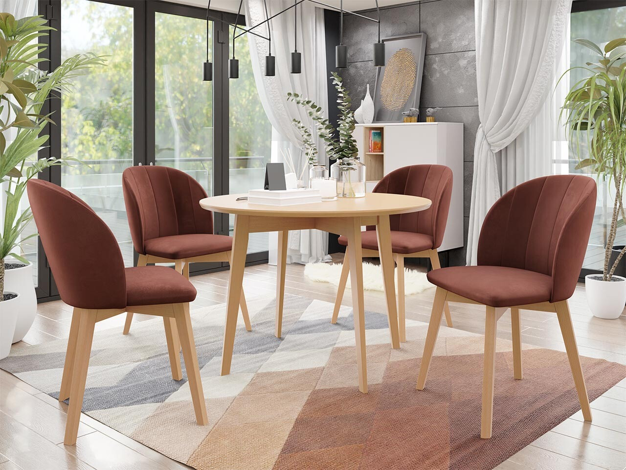 Tafel Racine 123 (Bruin)