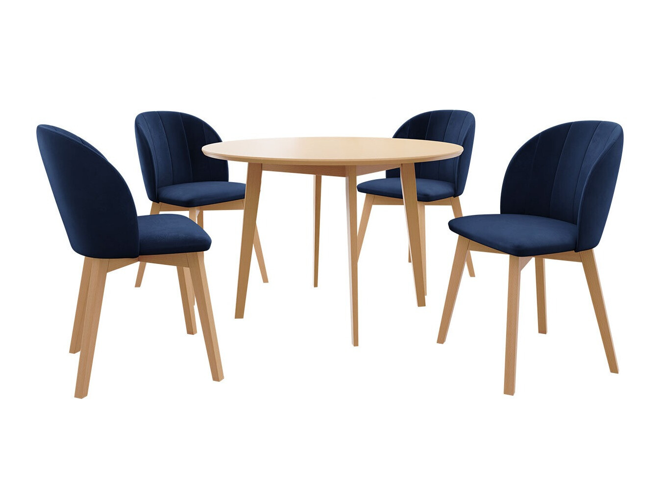 Eetkamerset Racine 136 (Bruin)