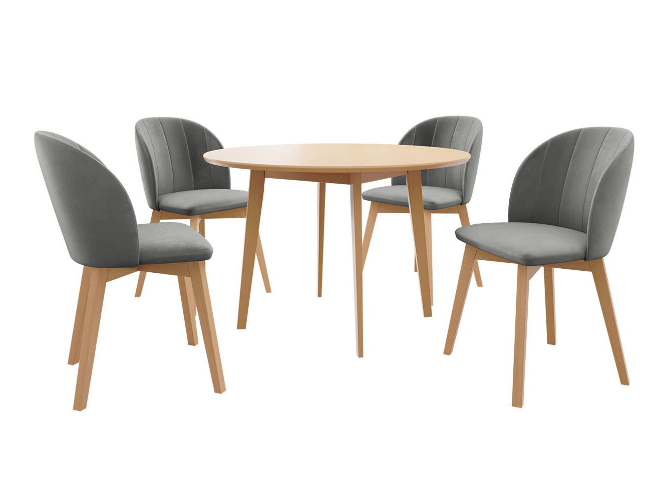 Eetkamerset Racine 136 (Bruin)