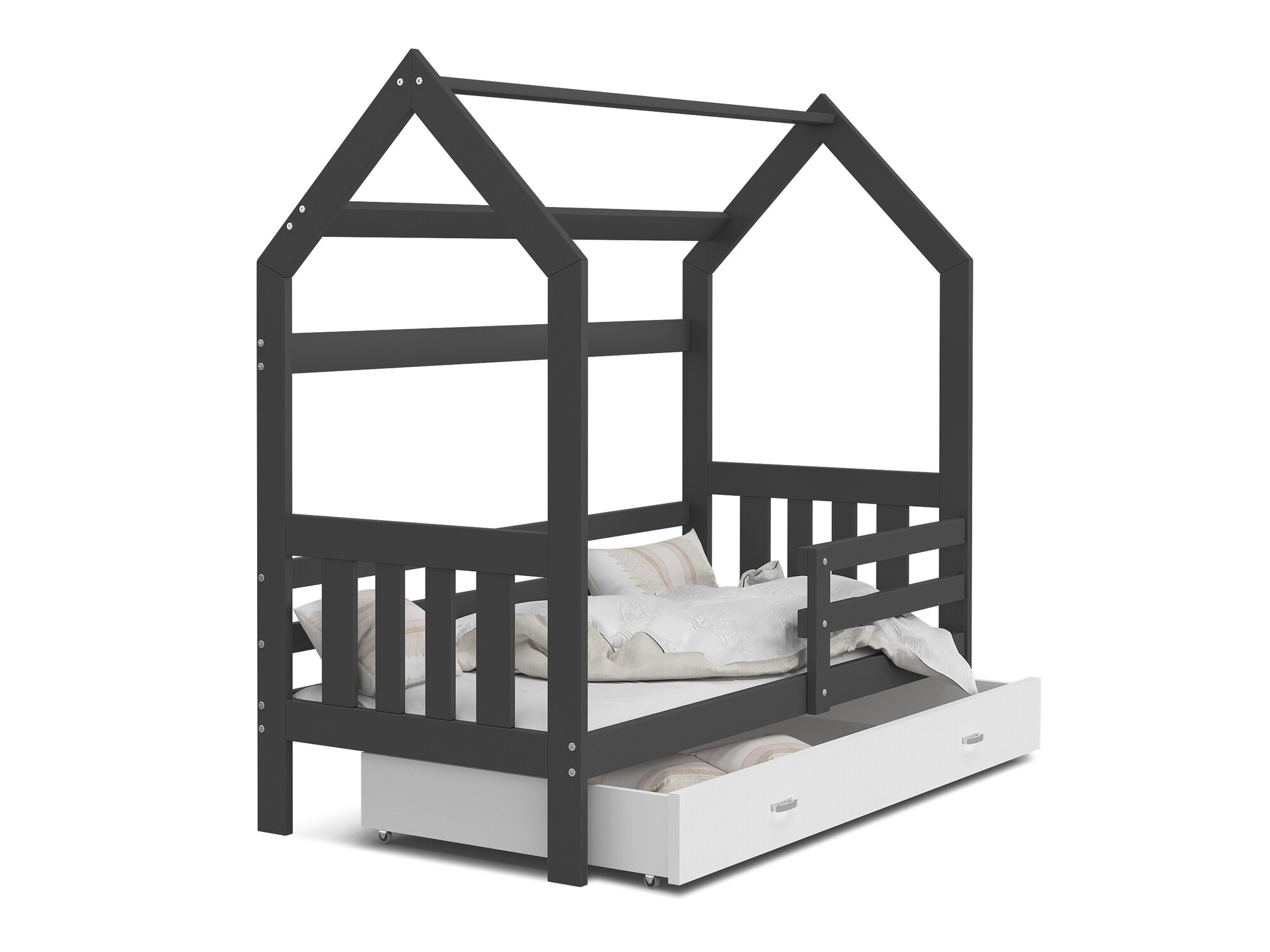 Bed Aurora 122 (Grijs)