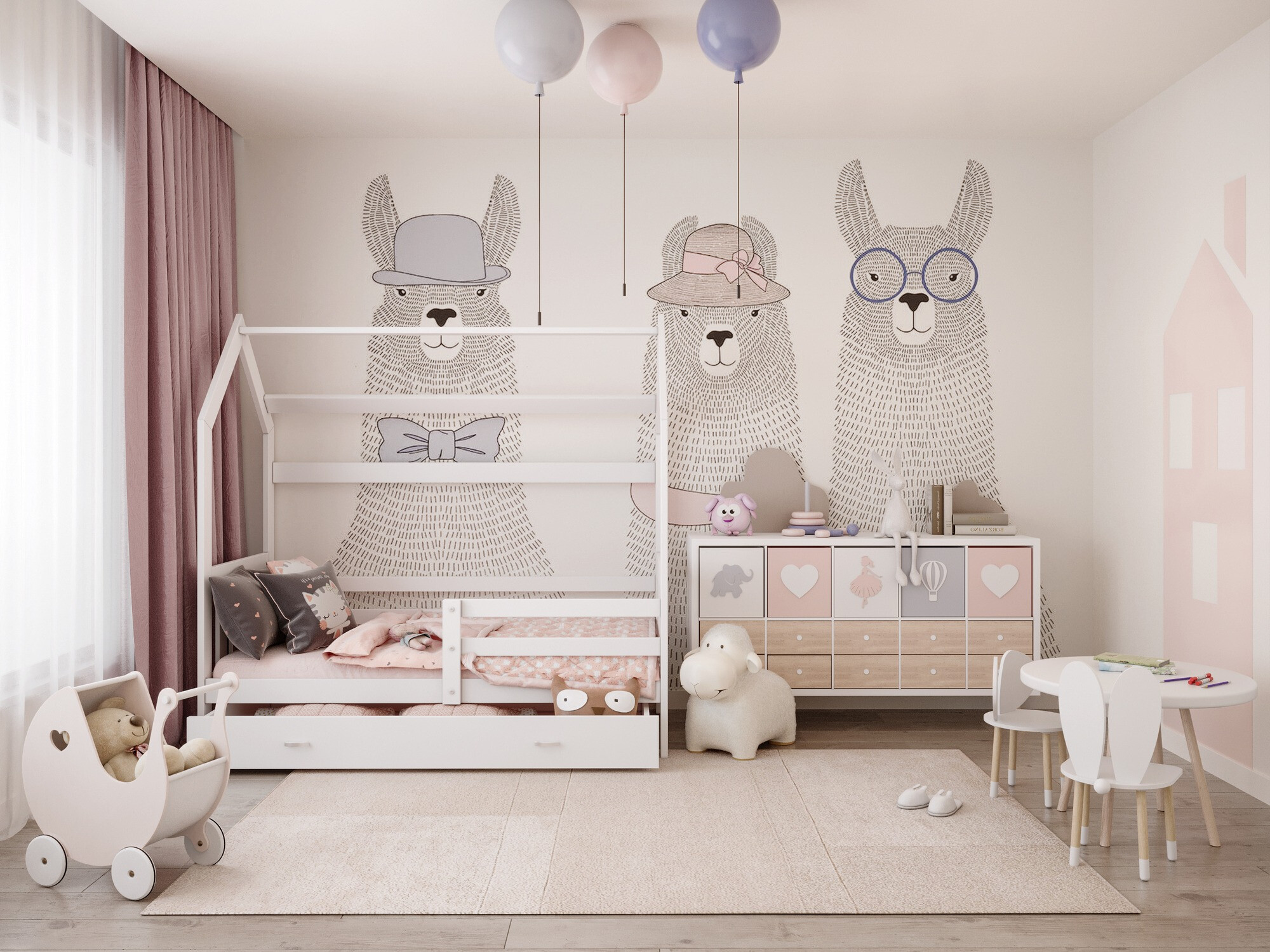 Bed Aurora 122 (Wit)