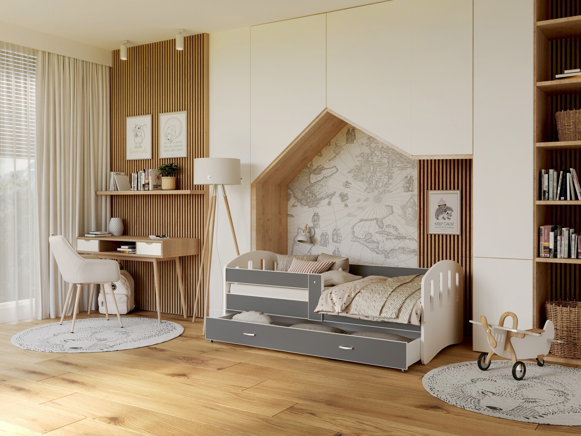 Bed Aurora 133 (Wit)