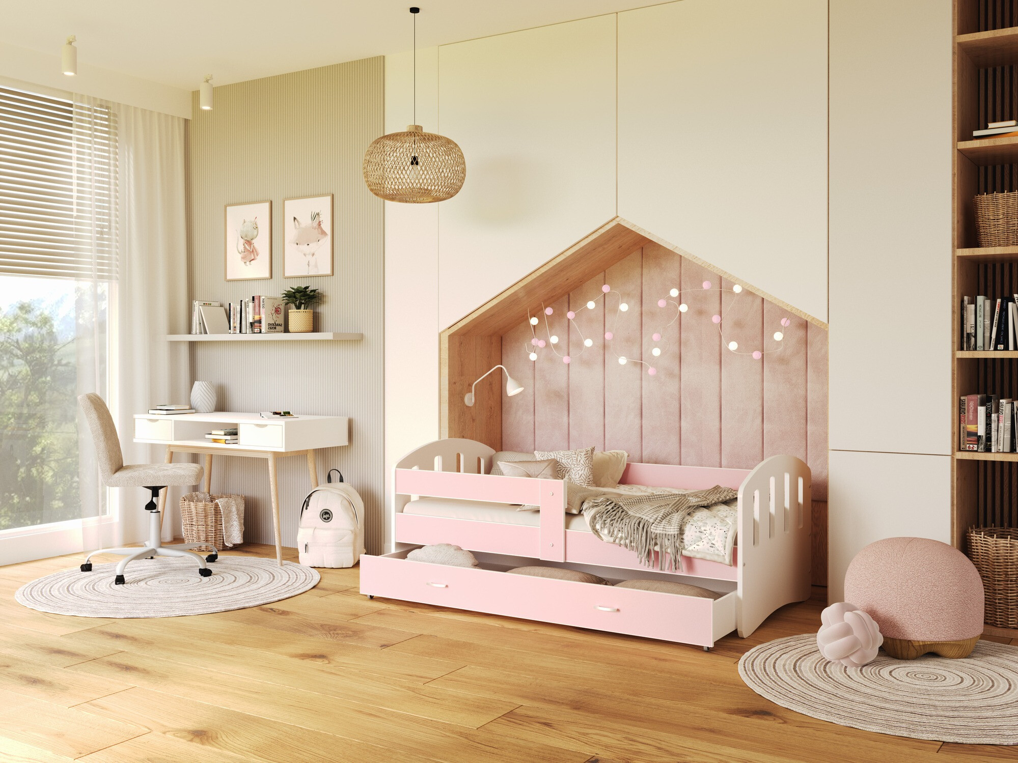 Bed Aurora 134 (Roze)