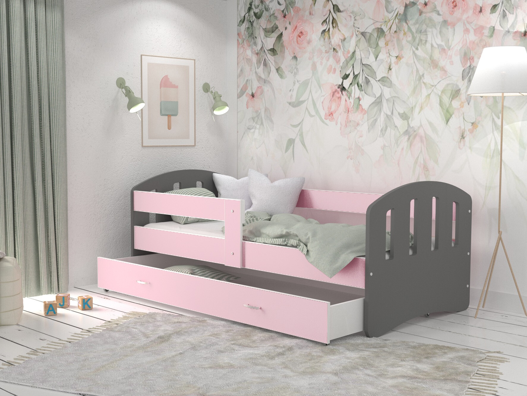 Bed Aurora 134 (Roze)