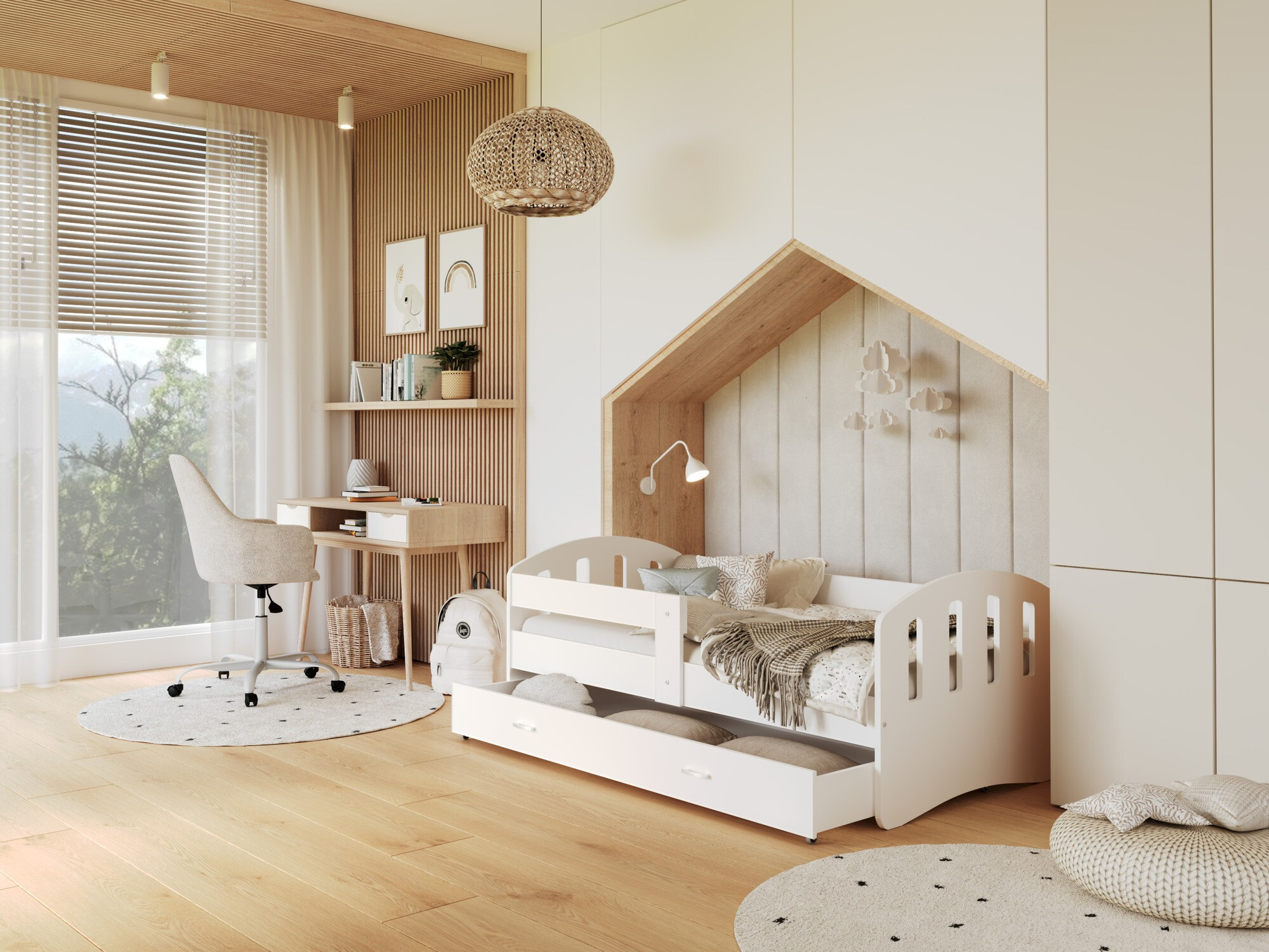 Bed Aurora 134 (Wit)