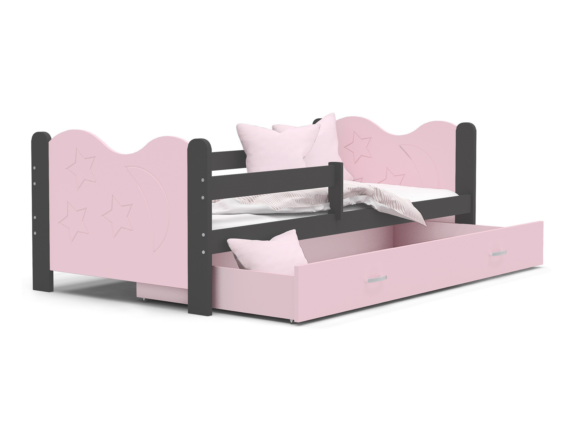 Bed Aurora 124 (Grijs)