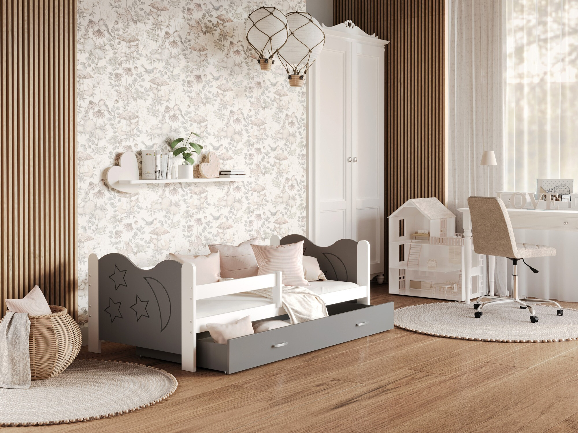 Bed Aurora 124 (Wit)