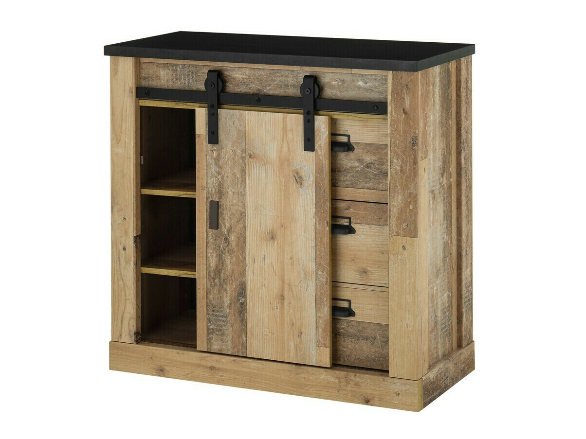 Gangmeubelset Cirtale 129 (Verouderd hout + Antraciet)