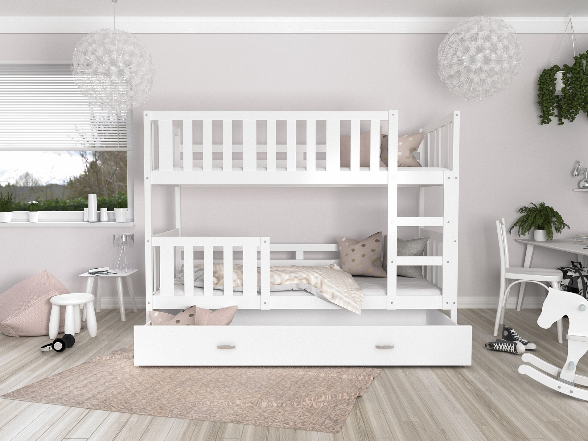 Stapelbed Aurora 147 (Wit)