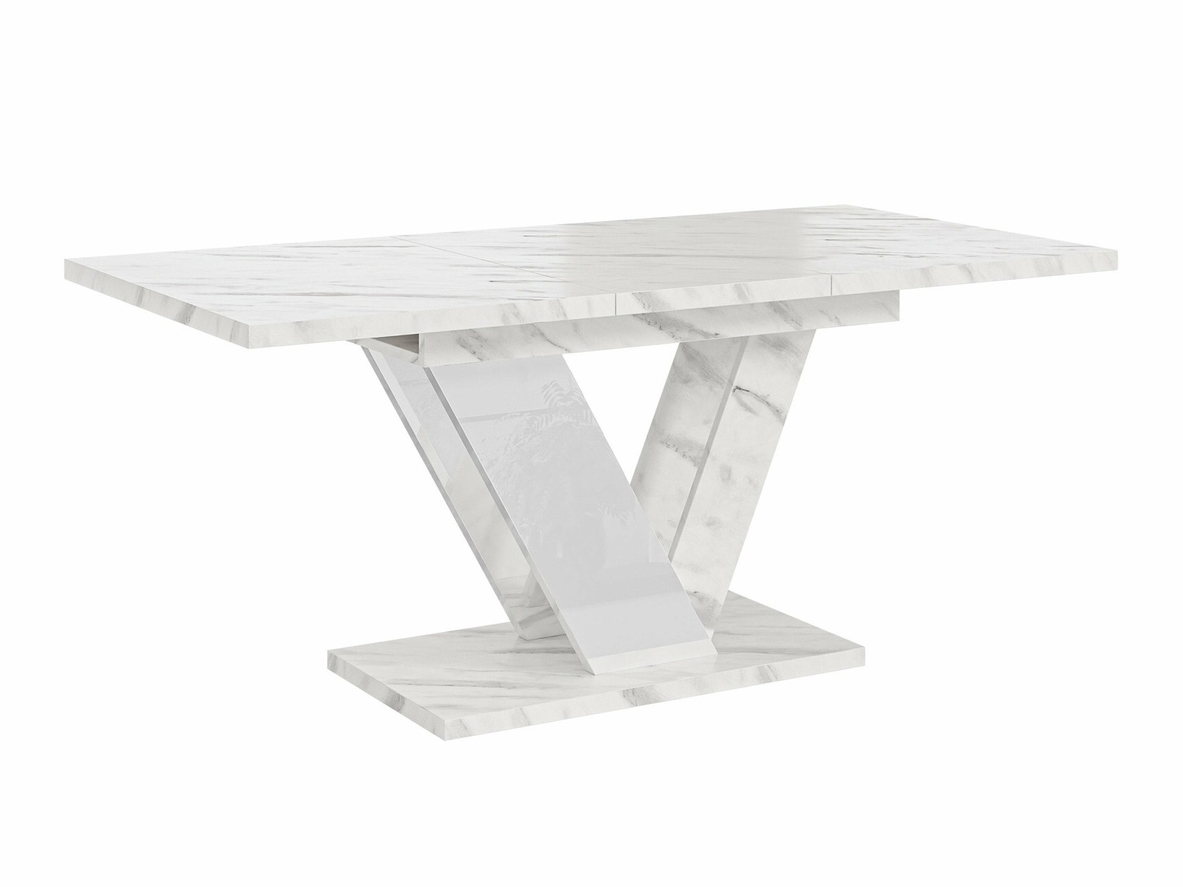 Tafel Violium (Wit marmer)