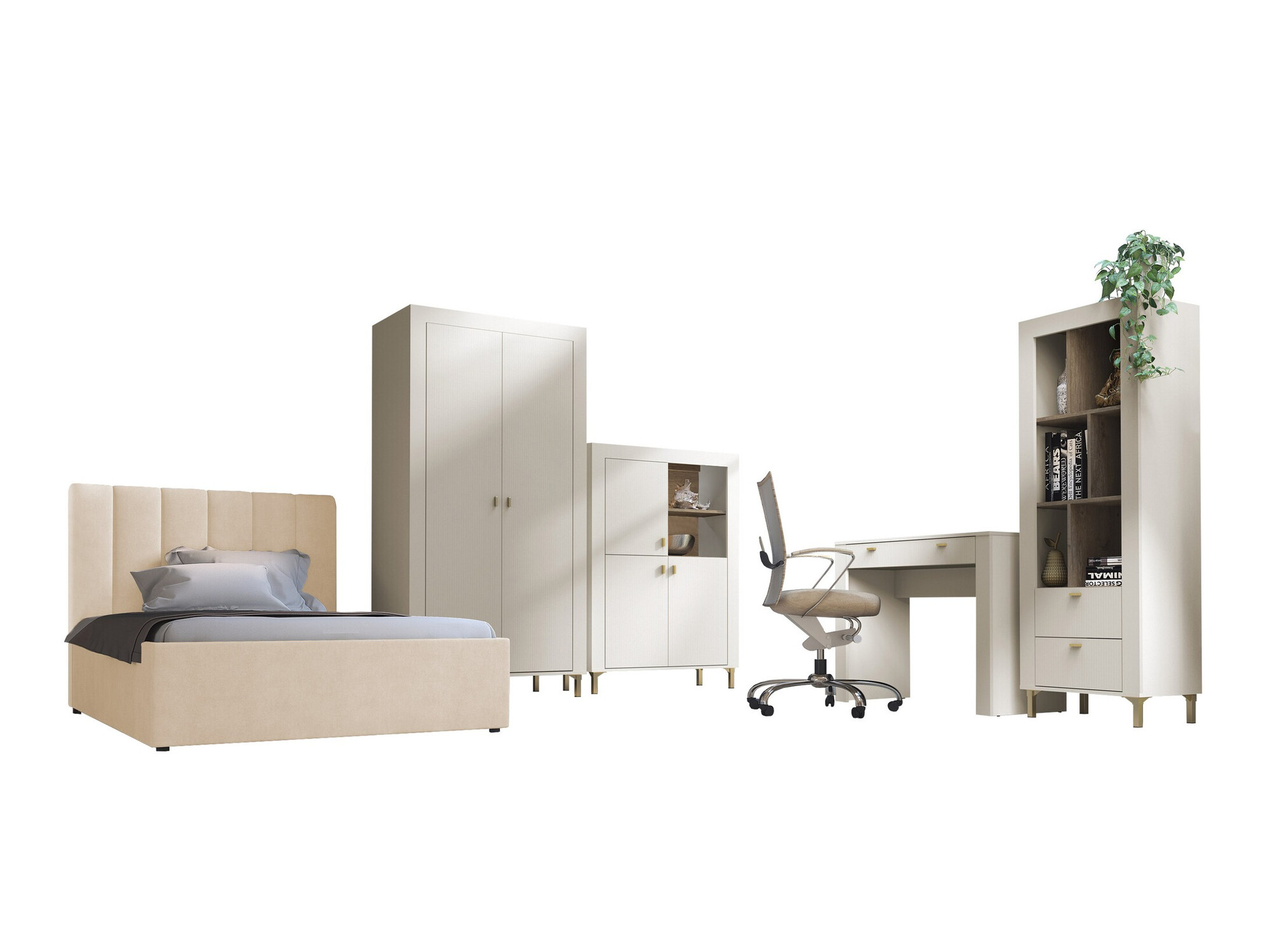 Slaapkamer set Mormavu 116 (Kasjmier)