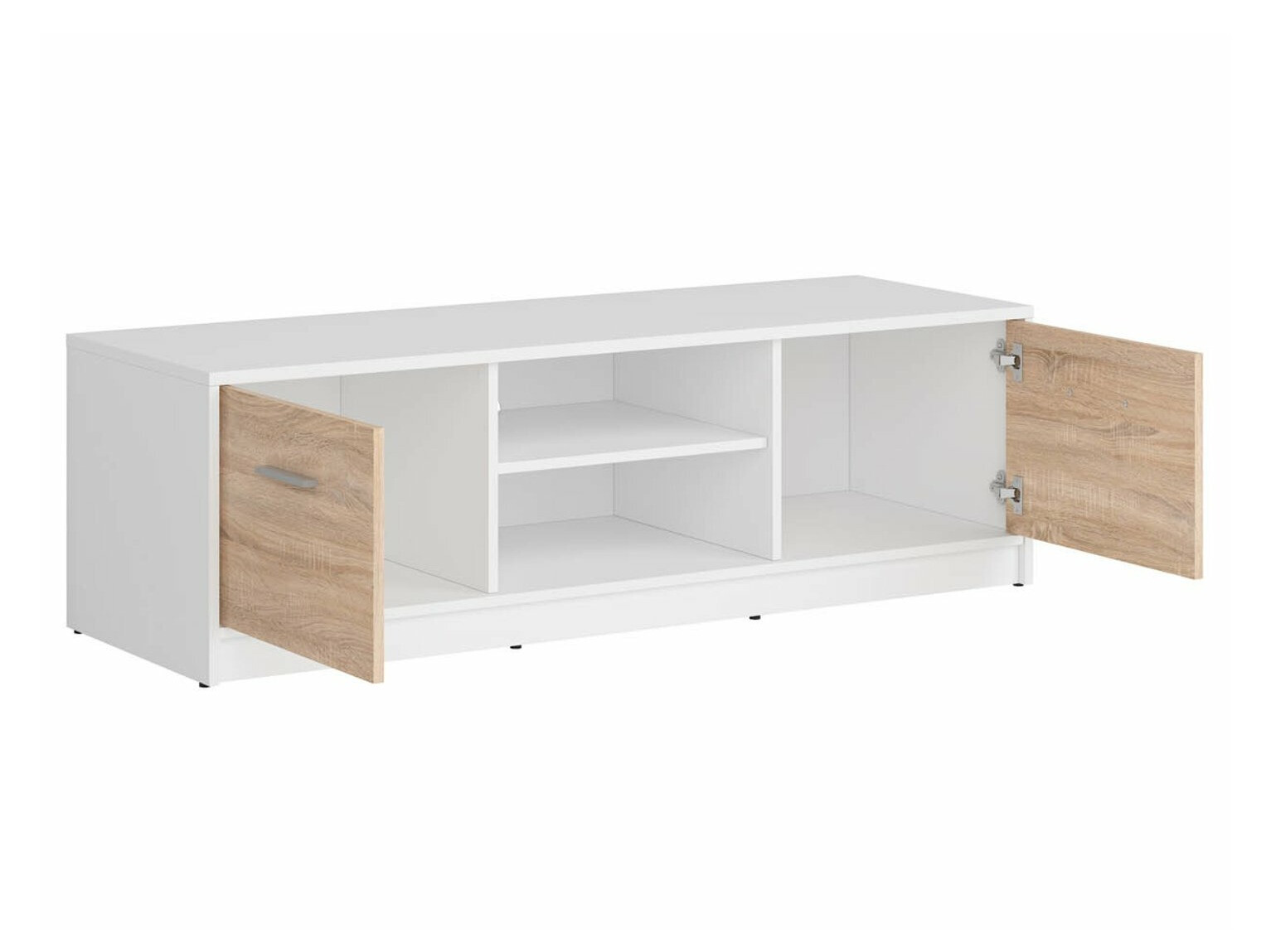 TV-meubel Novsore 100 (Wit + Sonoma eik)