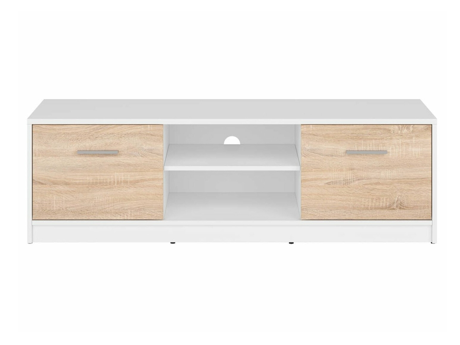 TV-meubel Novsore 100 (Wit + Sonoma eik)