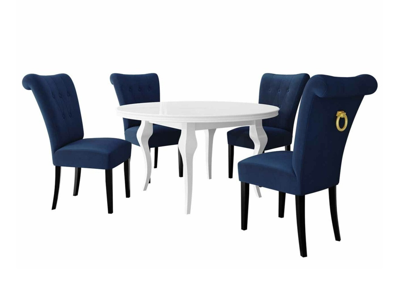 Eetkamerset Racine 143 (Gouden)