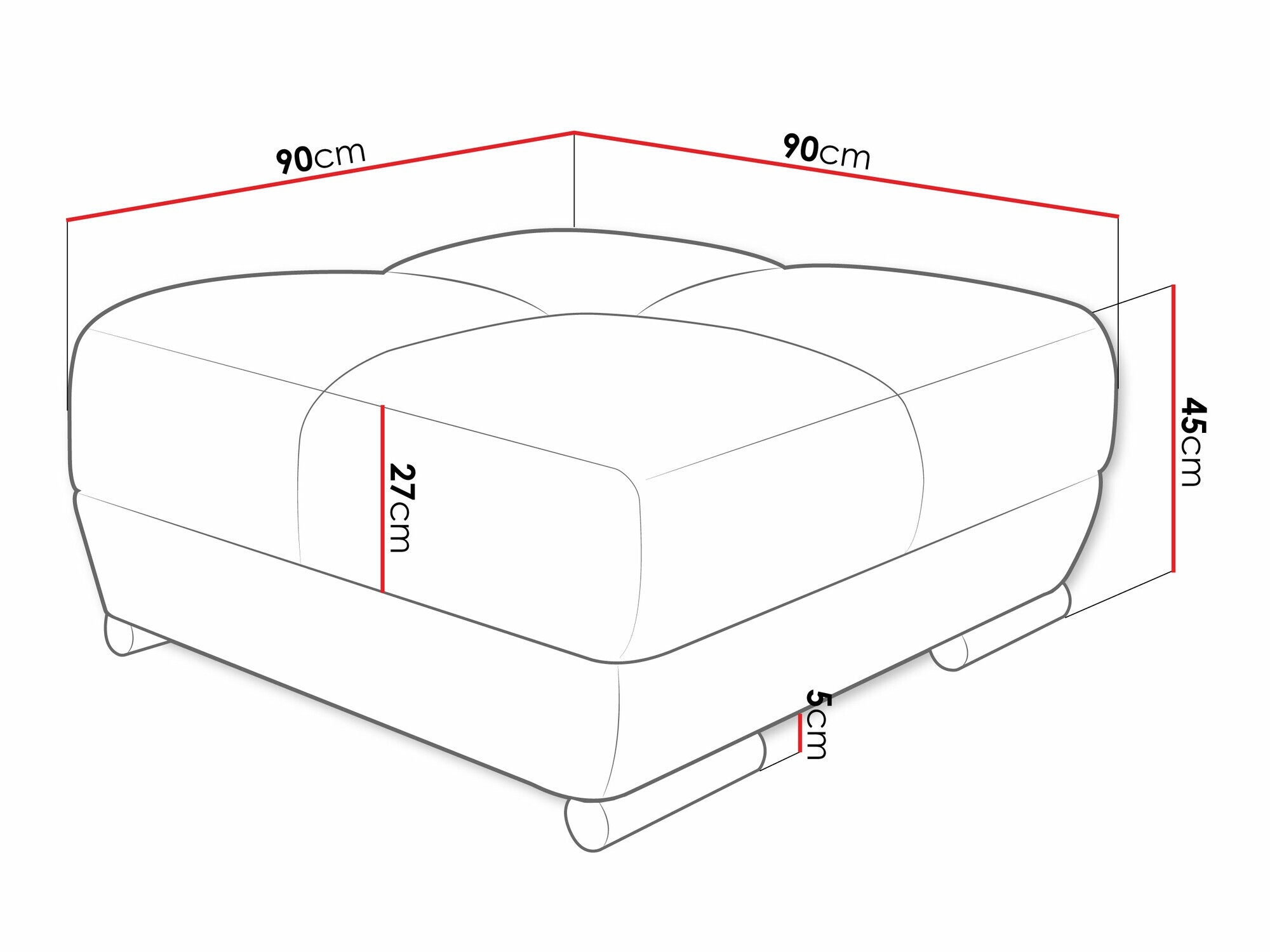 Gestoffeerde bank Signis (Velo 621)