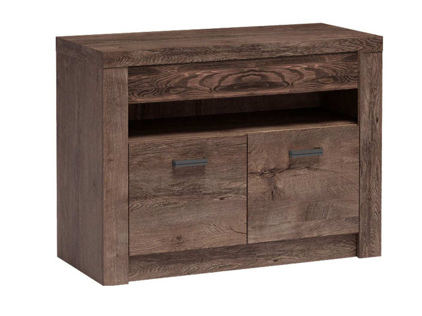 TV-meubel Serfeno 107 (Donker essen)