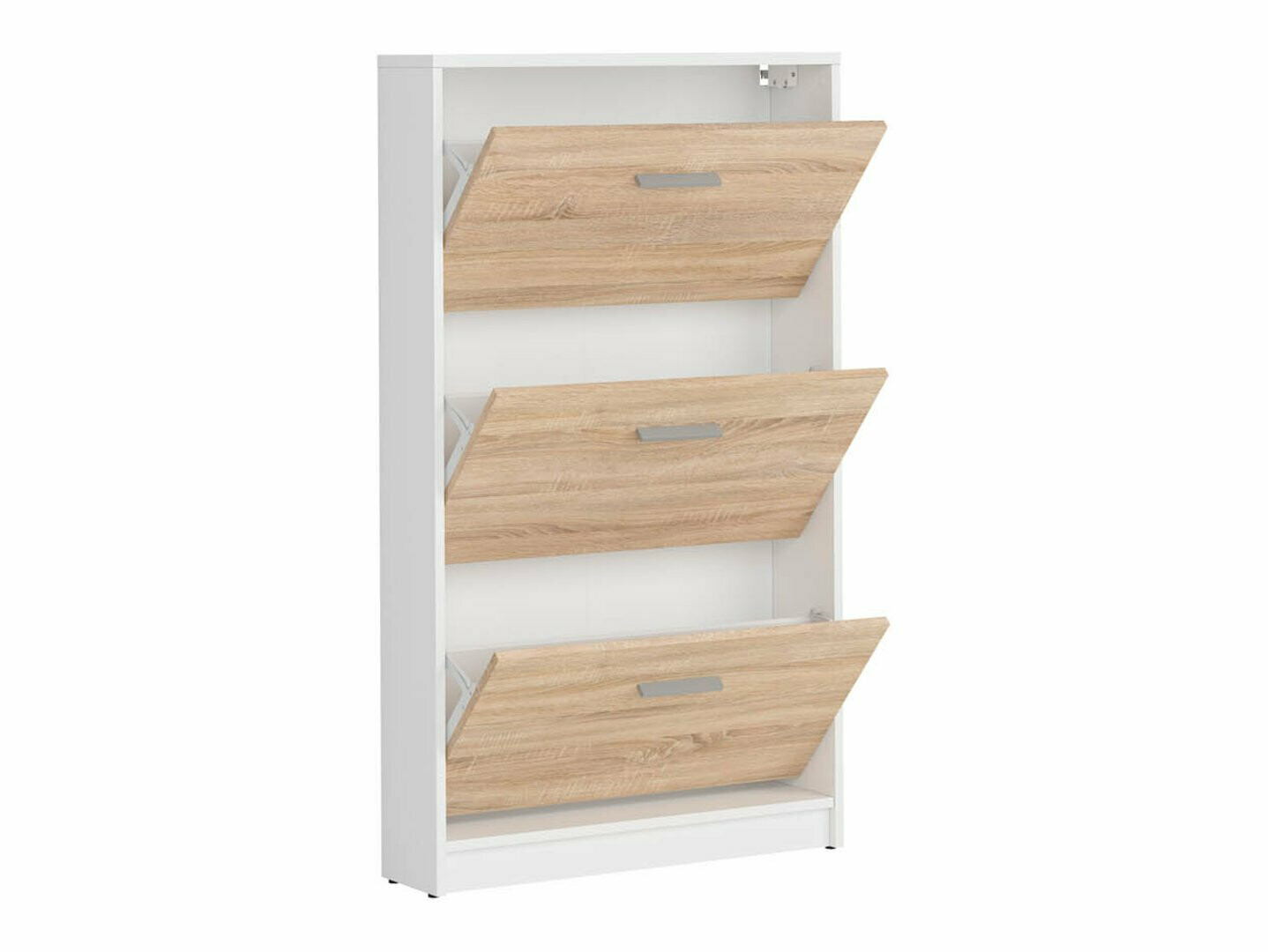 Schoenenkast Novsore 113 (Sonoma eik + Wit)