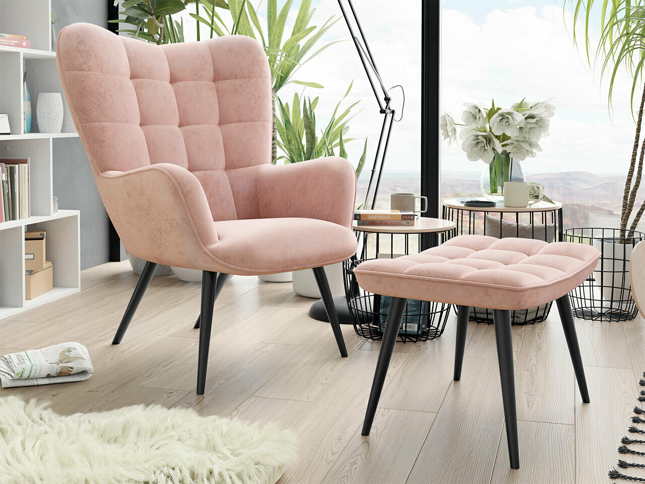 Fauteuil Comfivo Cautio (Roze)