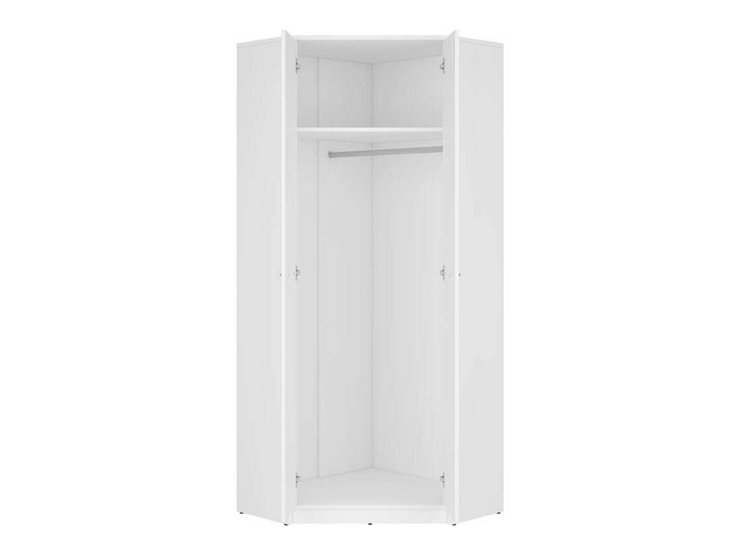 Hoekkledingkast Novsore 119 (Wit)