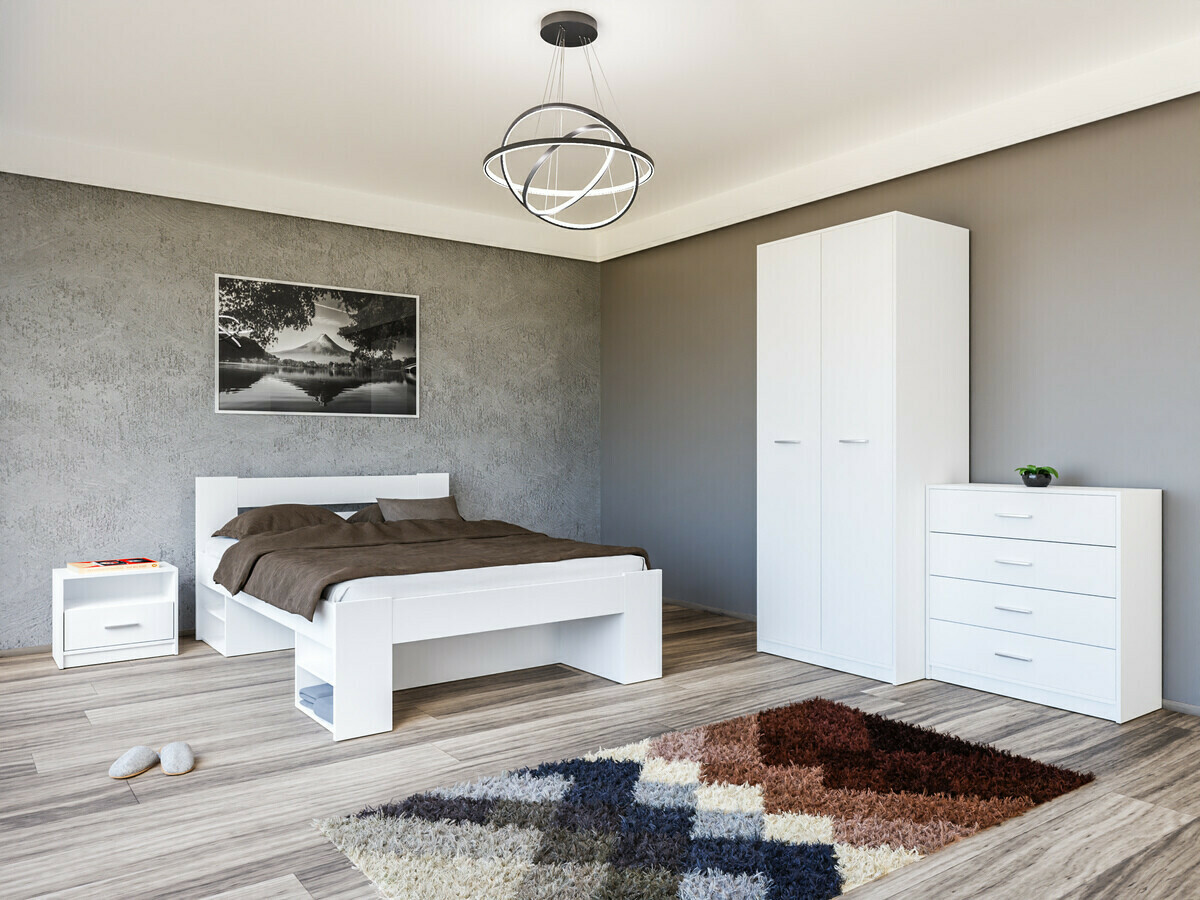 Kledingkast Novsore 120 (Wit)