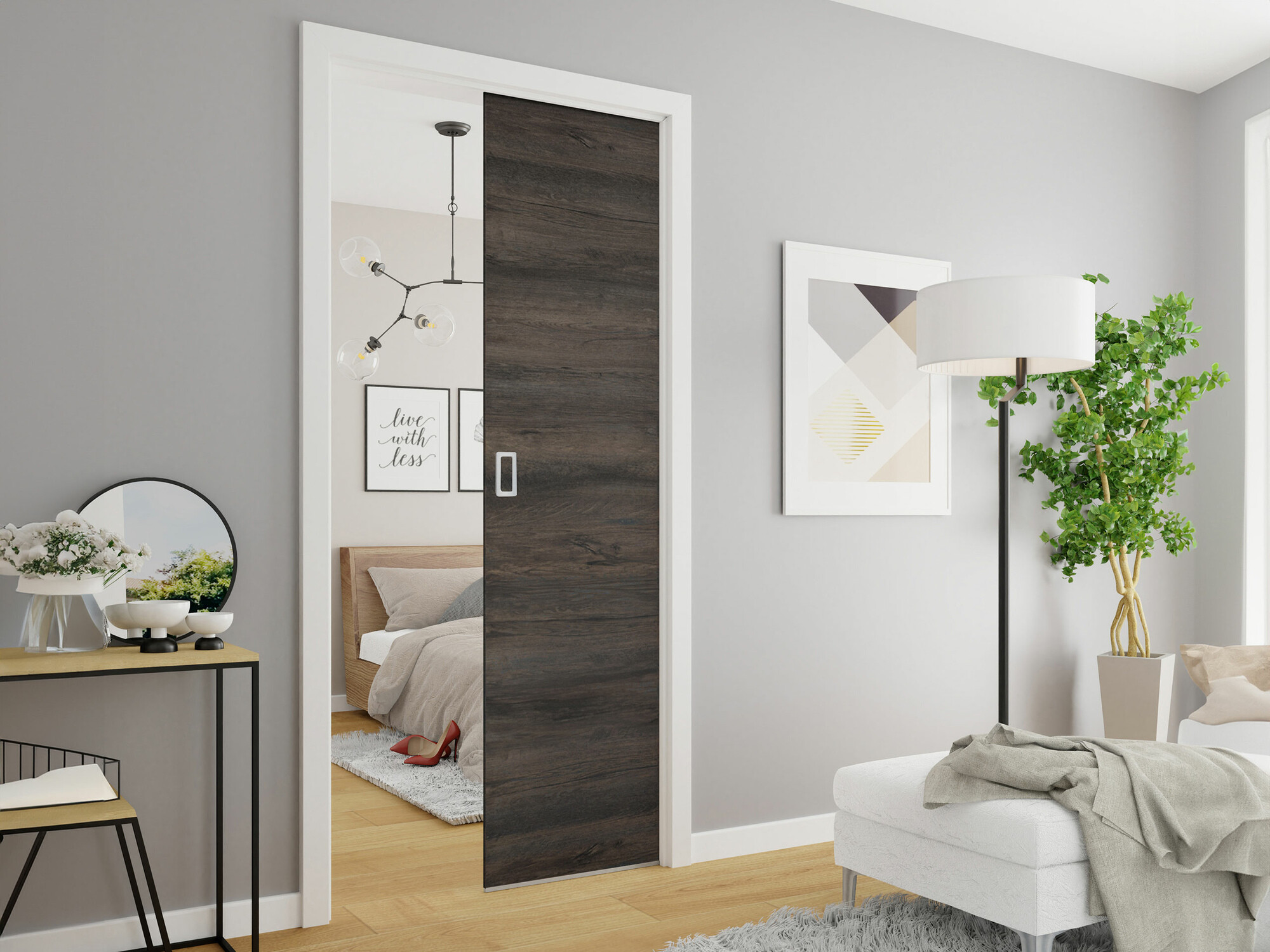 Schuifdeur Dover 185 (Donker essen)