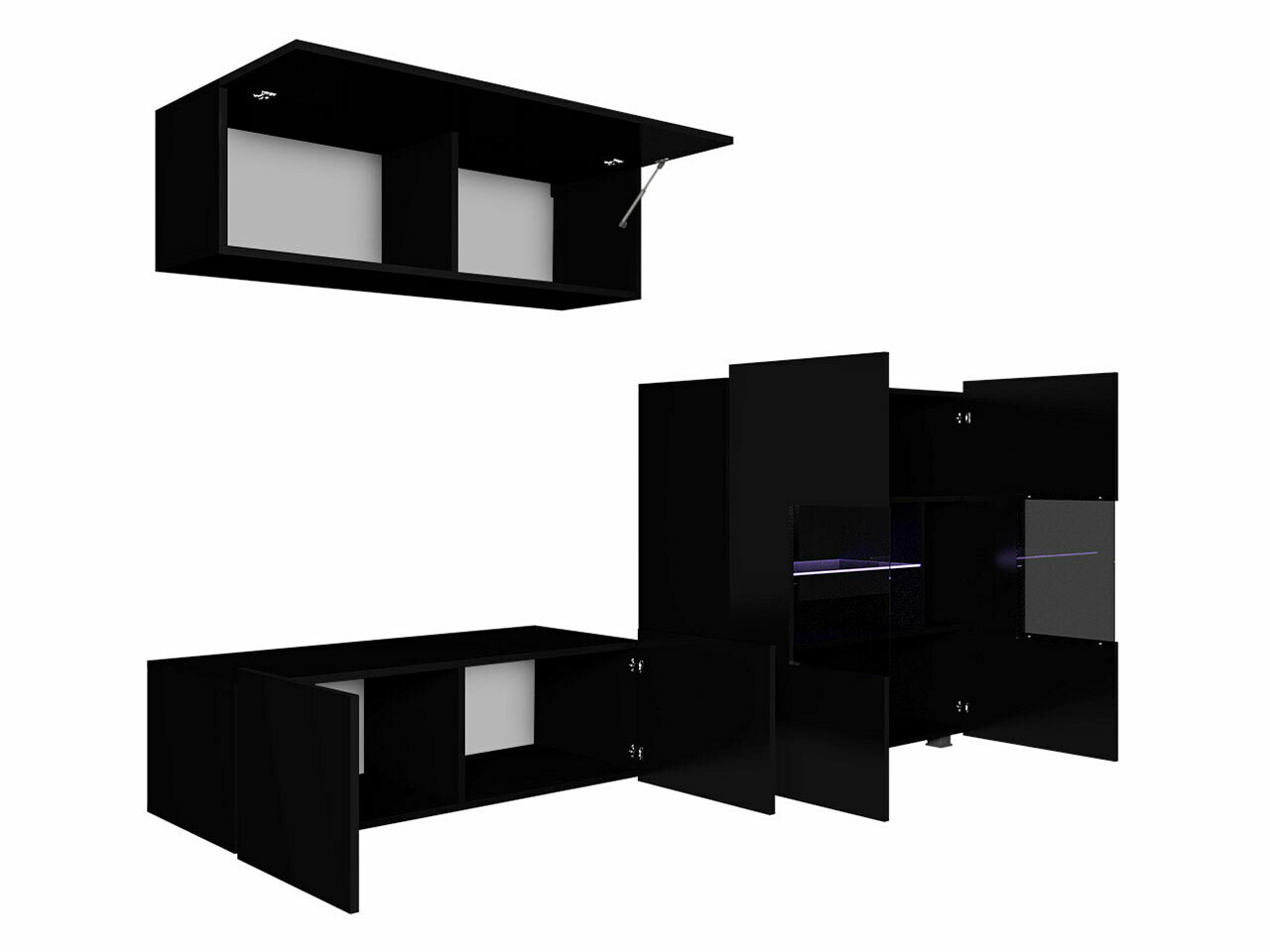 Woonkamerset Tivdalu 113 (Gouden eik + Wit)