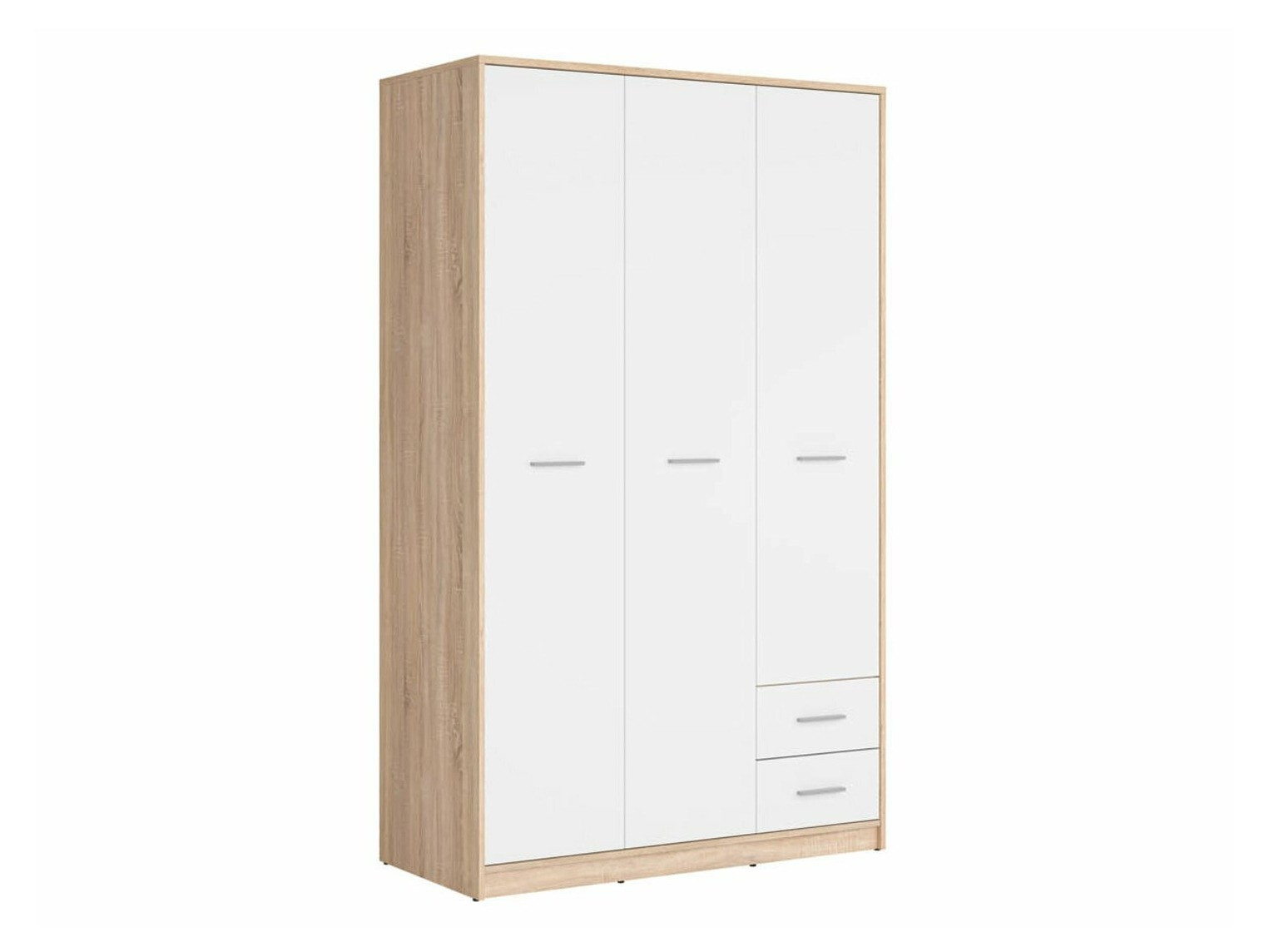 Kledingkast Novsore 134 (Sonoma eik + Wit)