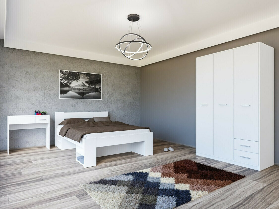 Kledingkast Novsore 134 (Wit)