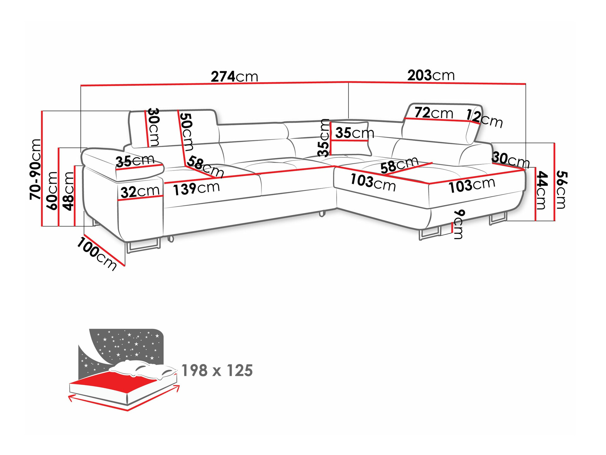 Hoekbank Comfivo Vinetum (Manila 18)