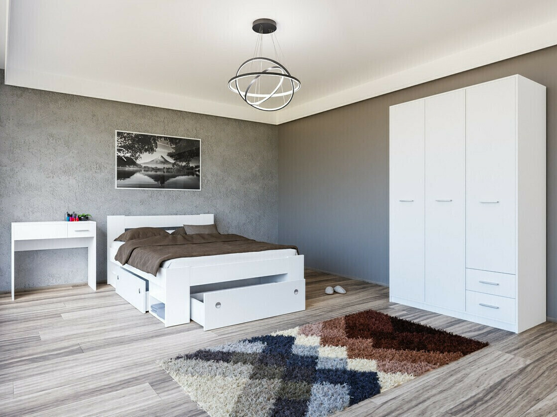 Slaapkamerset Novsore 144 (Wit)