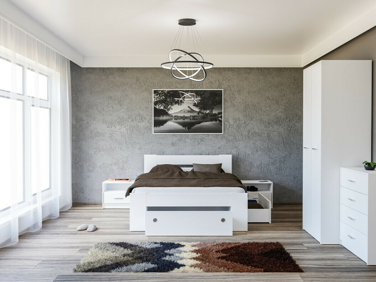 Slaapkamerset Novsore 147 (Wit)