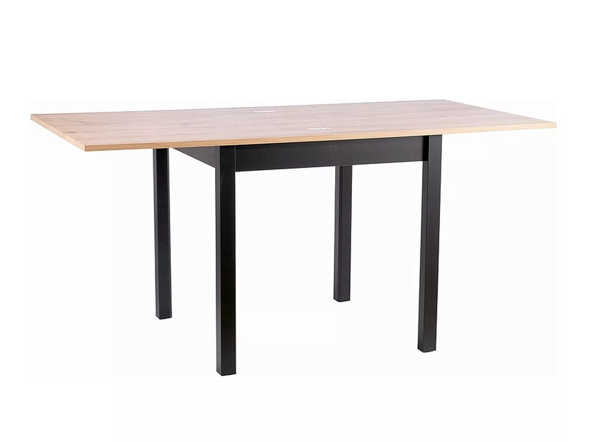 Tafel Detroit 898 (Artisan eiken + Zwart)