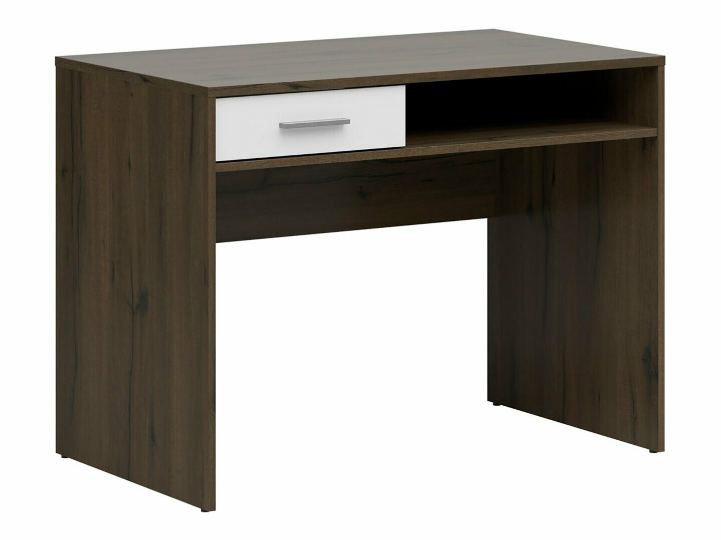 Bureau Novsore 108 (Donkere eik + Wit)