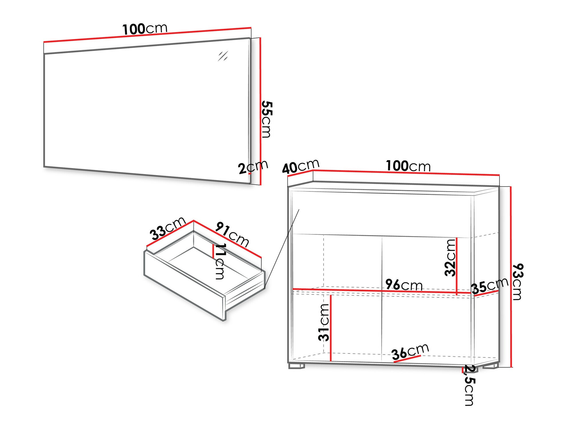 Gangmeubelset Comfivo Fersoe 116 (Wit)