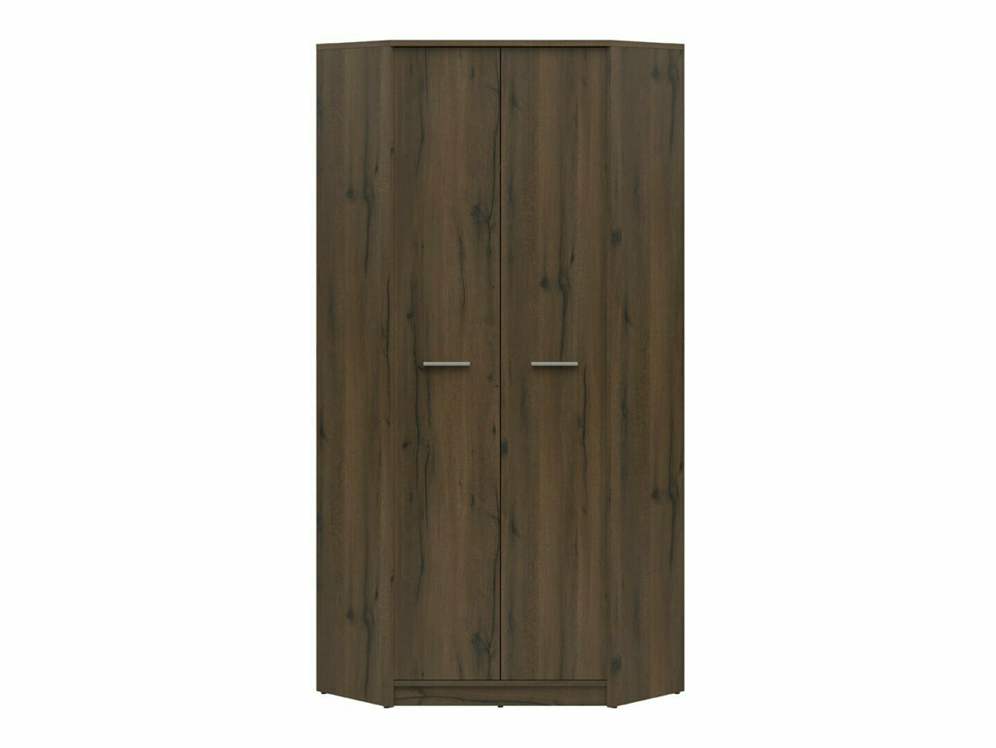 Hoekkledingkast Novsore 119 (Donkere eik)