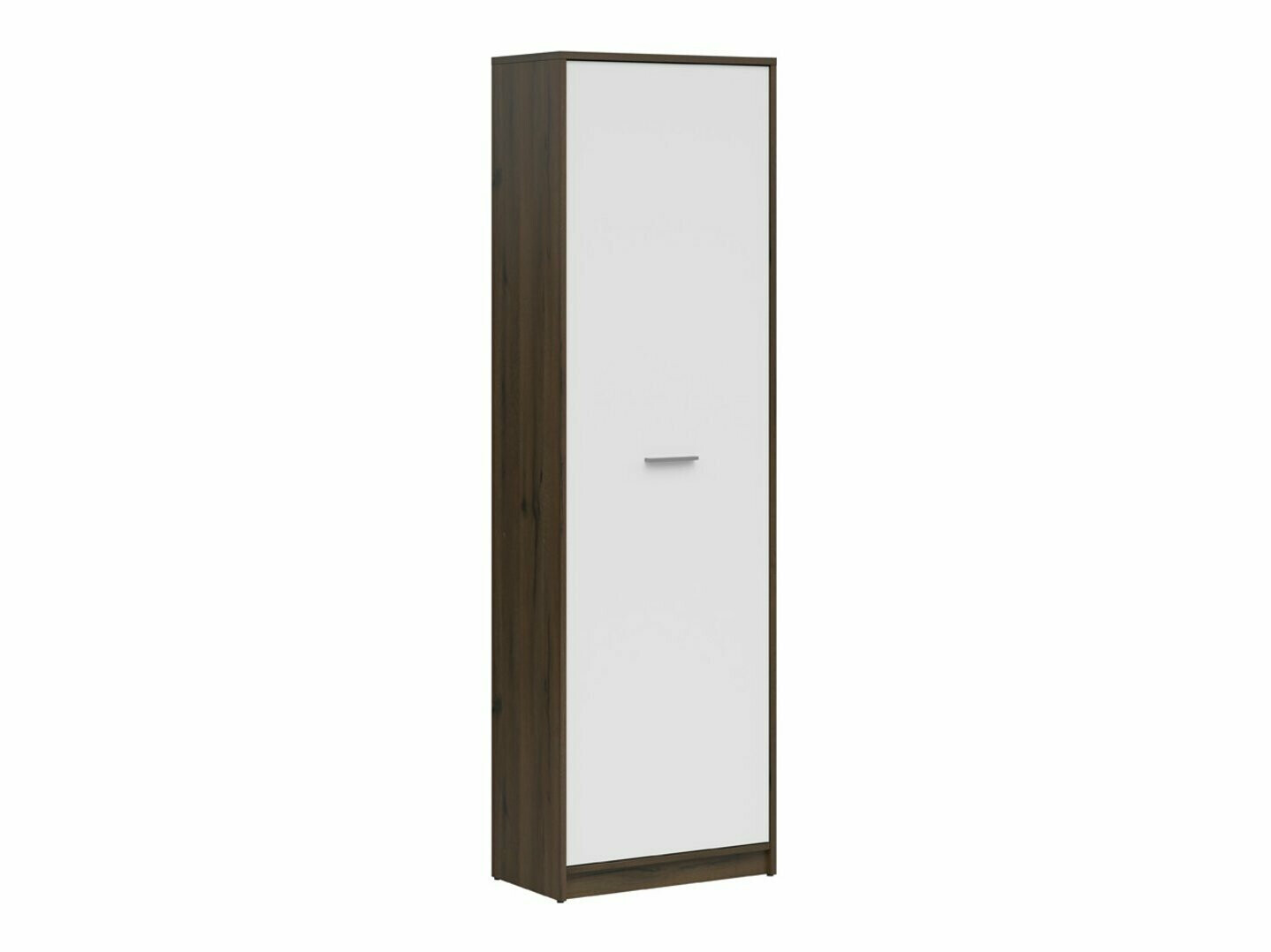 Boekenkast Novsore 114 (Donkere eik + Wit)