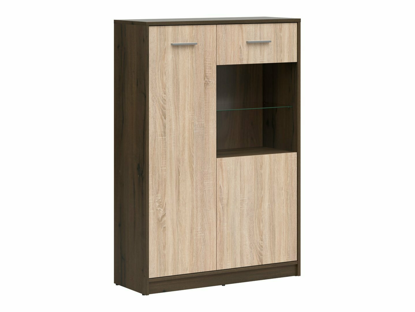 Boekenkast Novsore 138 (Donkere eik + Sonoma eik)