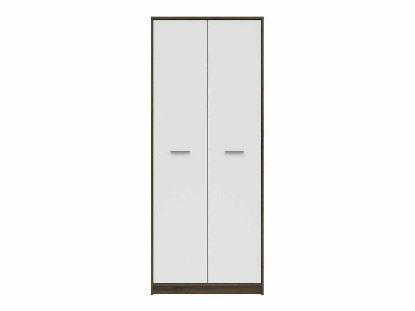 Kledingkast Novsore 120 (Donkere eik + Wit)