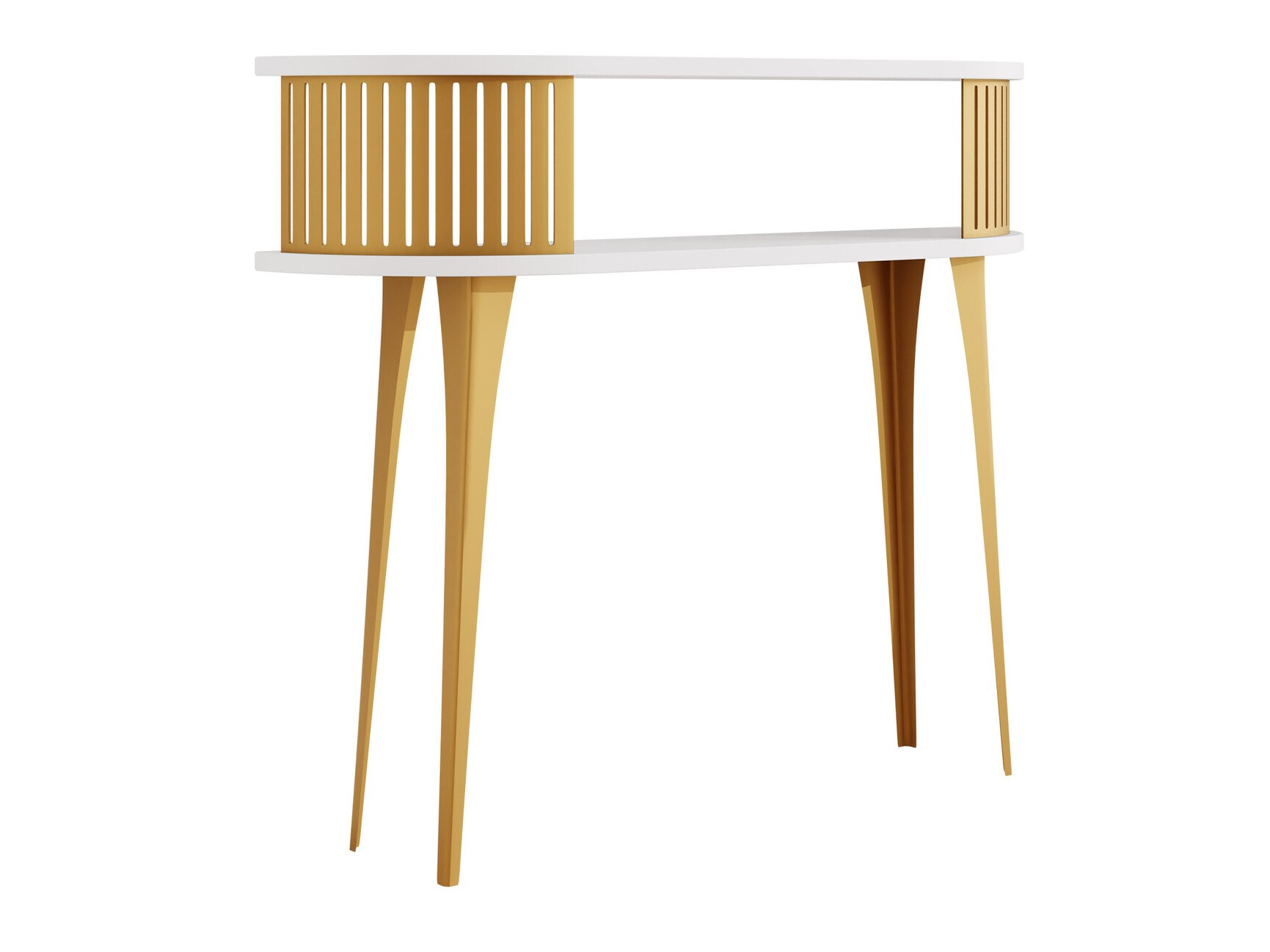 Wandtafel Vitum I (Gouden + Wit)