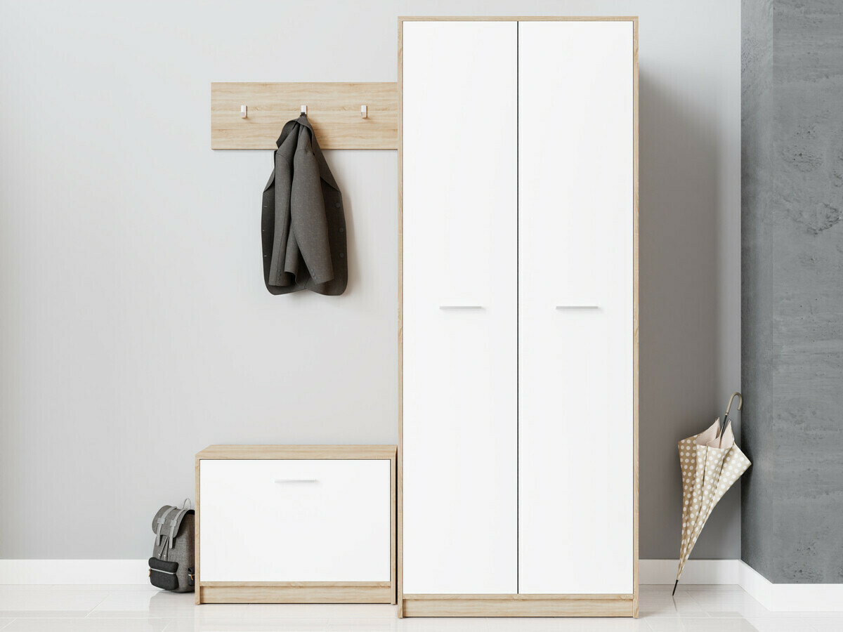 Gangmeubelset Novsore 152 (Sonoma eik + Wit)