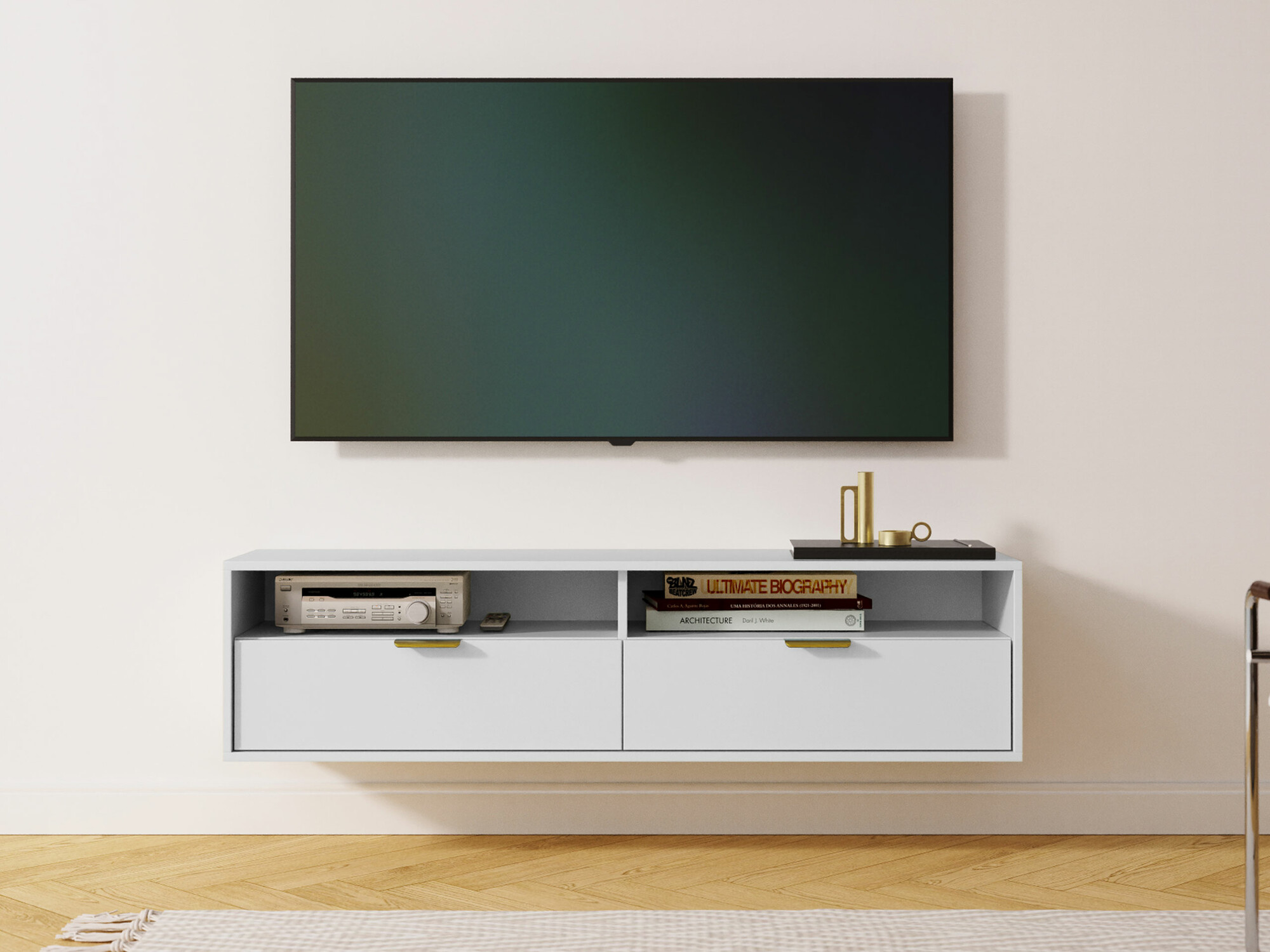 TV-meubel Hamilton 102 (Wit)