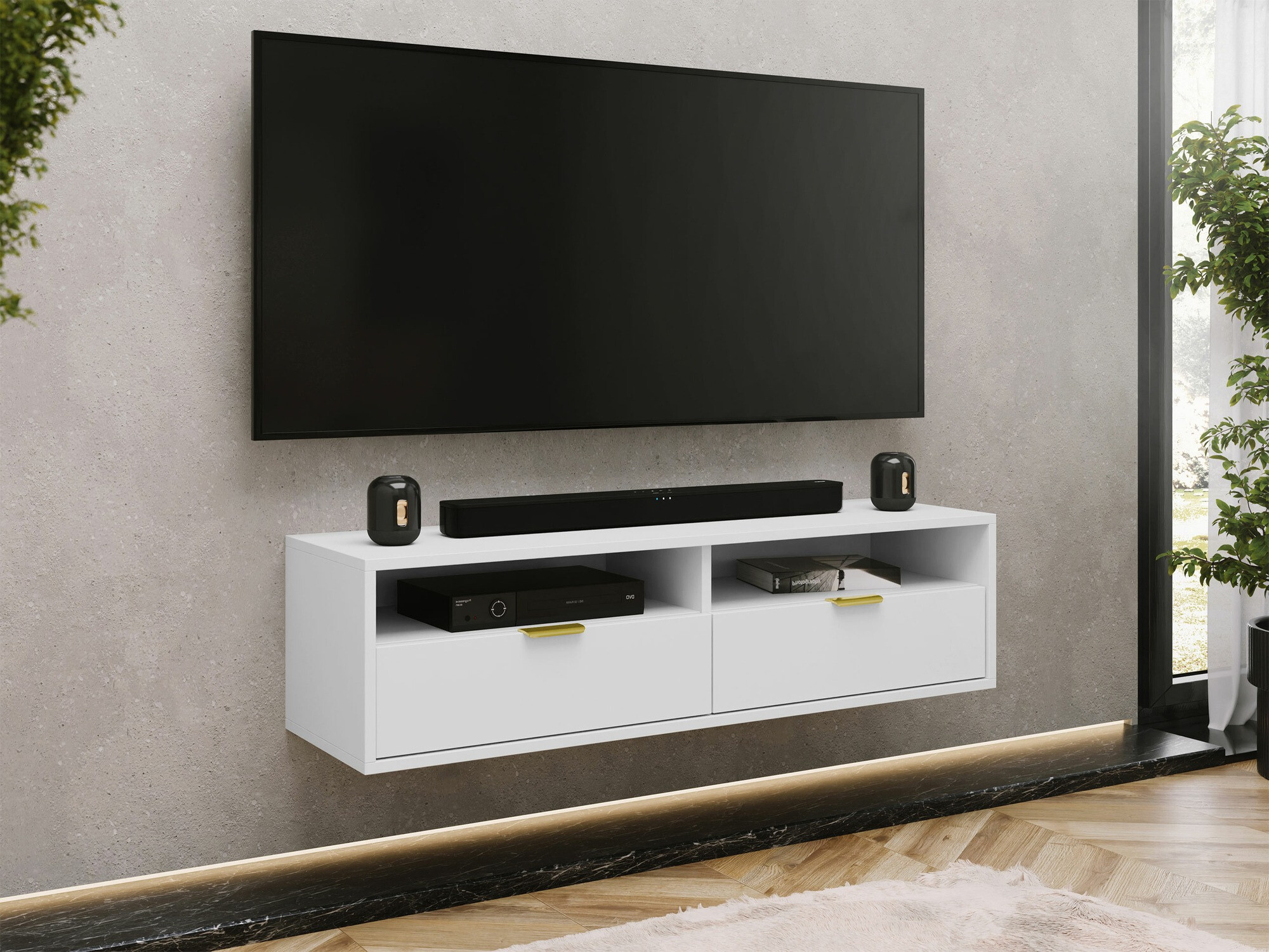 TV-meubel Hamilton 102 (Wit)