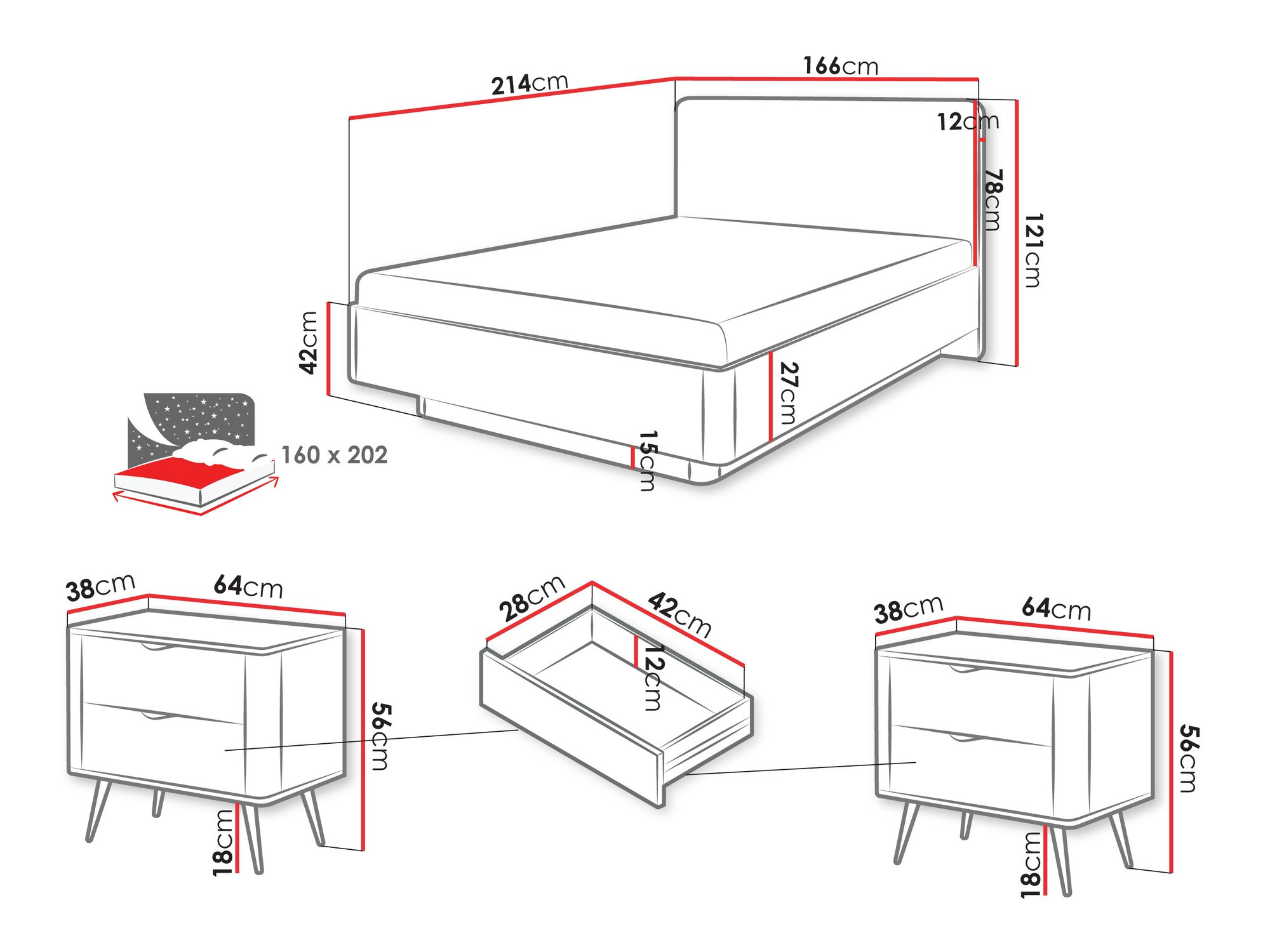 Bed Lectum (Aanwezig)