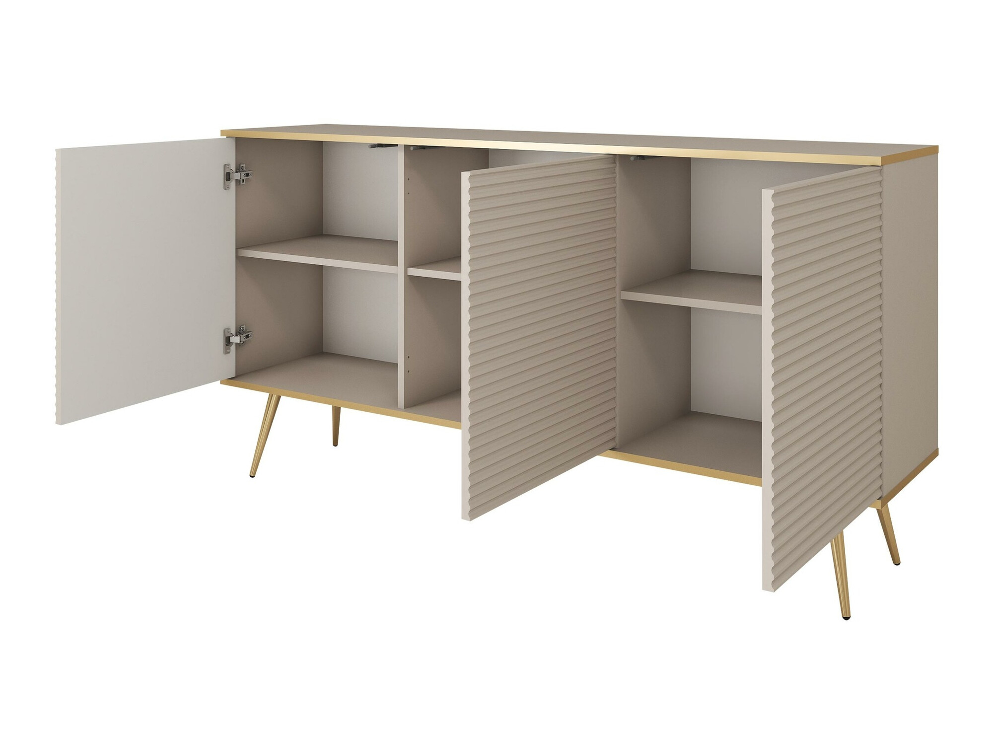 Woonkamerset Felduno 108 (Zwart + Gouden)