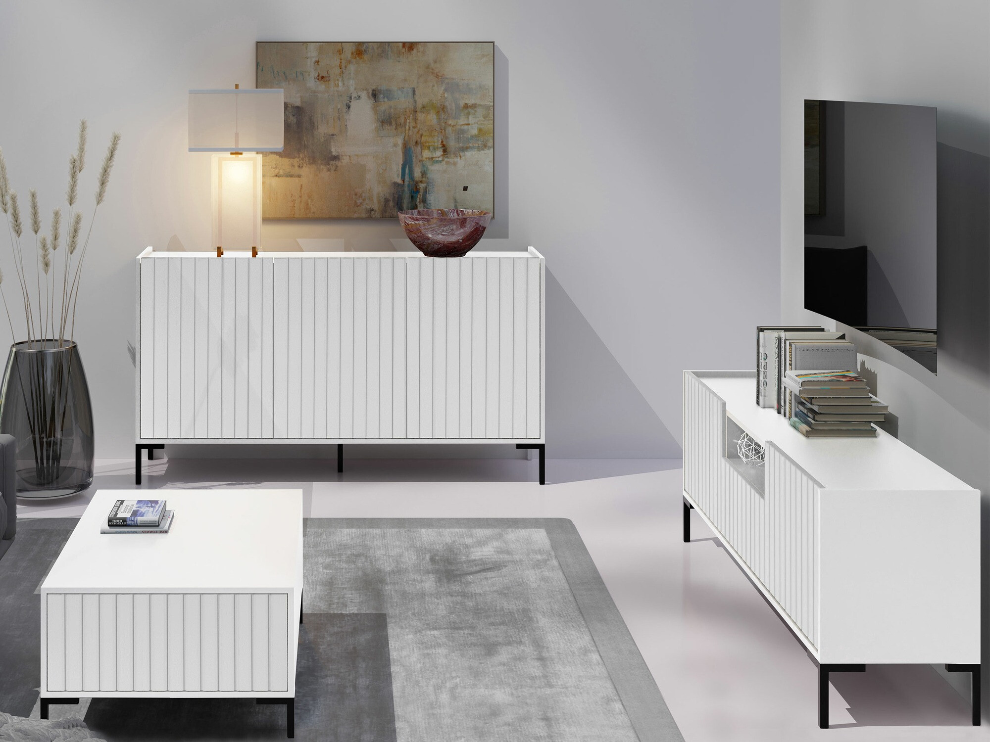 Ladekast Vofeno 102 (Wit)