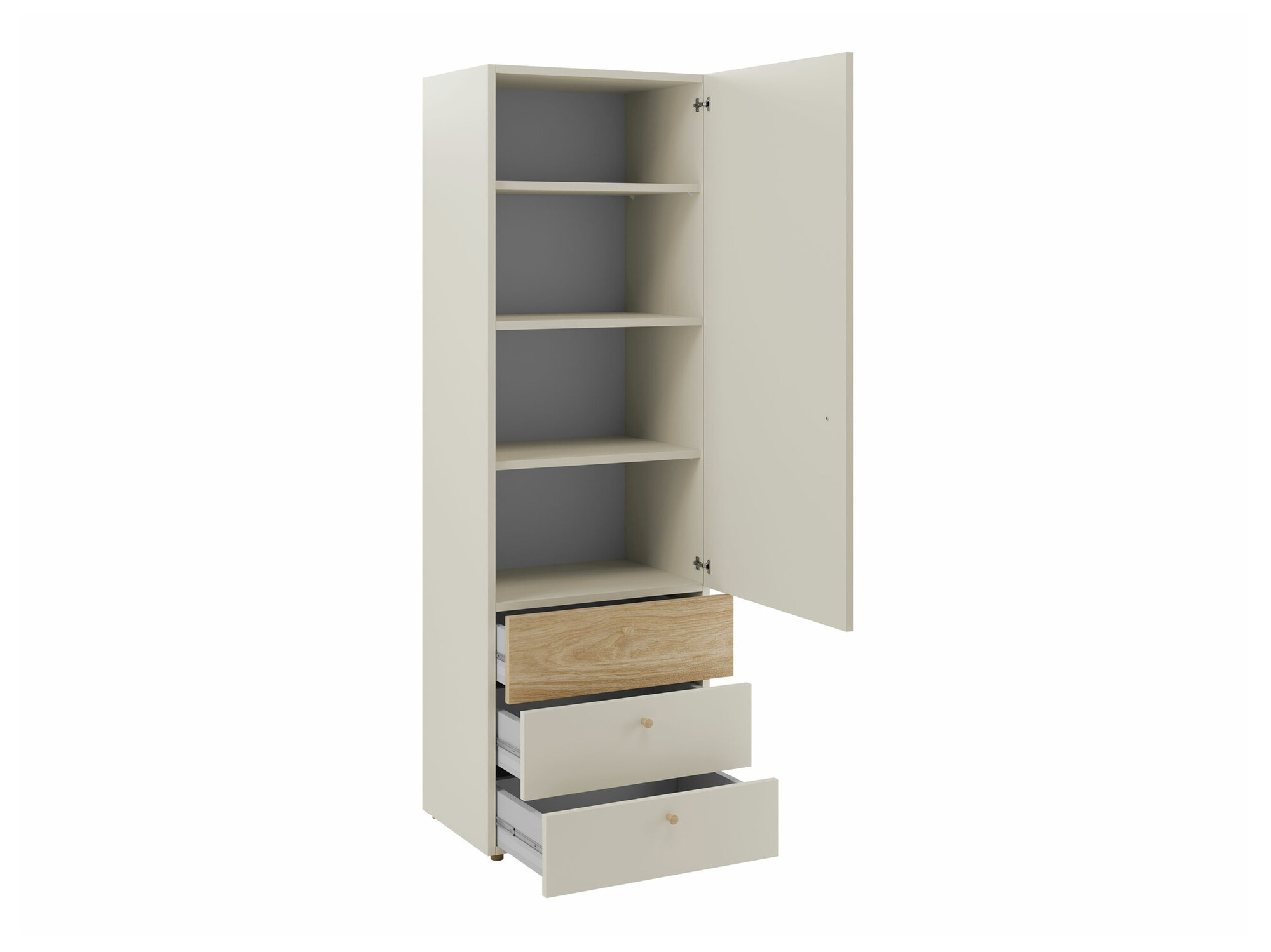 Boekenkast Domcali 103 (Beige + Eiken)